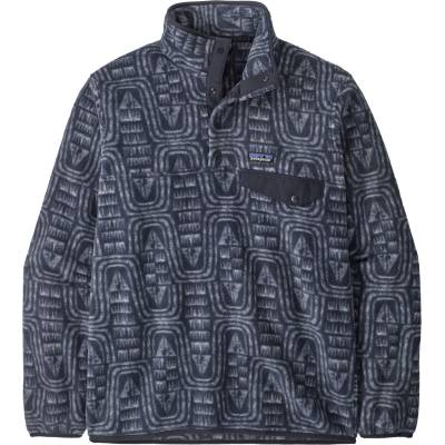 Patagonia Мъжки поларен пуловер Patagonia Lightweight Synch Snap-T P/O Fleece jumper - Flow: Sunken Blue (005-4270-3612)