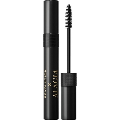 Makeup Revolution X Alagia Fill Fluffy riasenka pre väčší objem a natočenie rias Black 10 ml