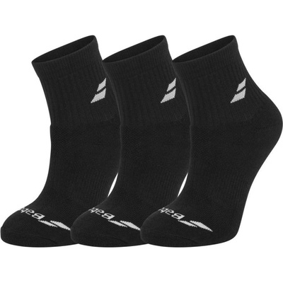 Babolat ponožky Socks 3 Pairs Quarter Black