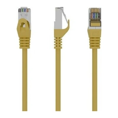 Gembird PP6-1M/Y patch, Cat6 FTP, 1m, žlutý