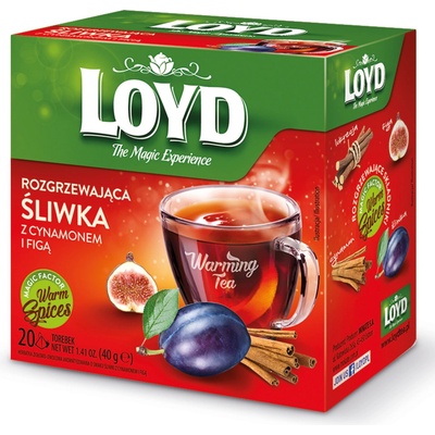 LOYD čaj Slivka so škoricou 20 x 2 g