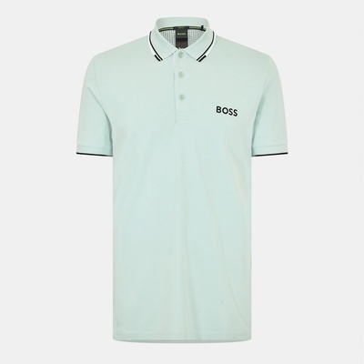 Boss Блуза с яка Boss Men's HBG Paddy Pro Premium Cotton Polo Shirt - Turquoise 448