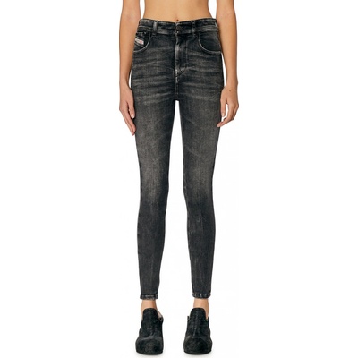 Diesel 1984 SLANDY-HIGH TROUSERS BLACK