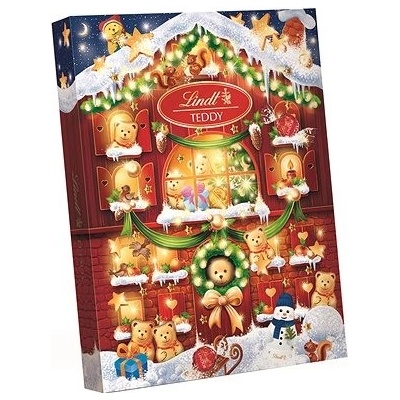 Lindt Adventný kalendár Teddy calendar 170g