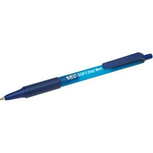 BIC химикалка Soft Feel Clic Grip синя (837398)