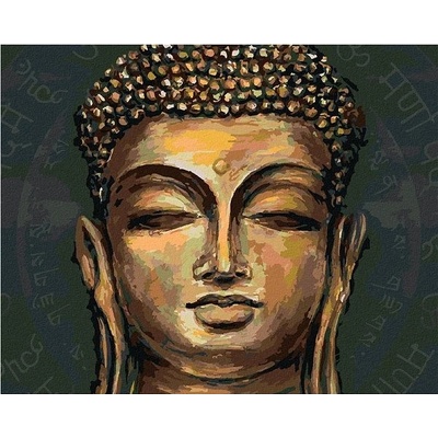 zuty Malování Podle Čísel Zlatý Buddha 80 x 100 Cm Plátno