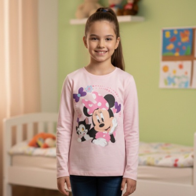 Setino dívčí tričko Minnie růžová