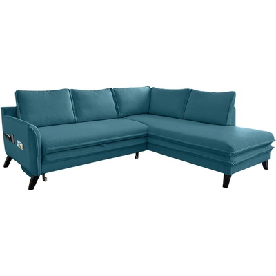 Miuform Тюркоазен ъглов разтегателен диван десен ъгъл Charming Charlie - Miuform (Charming Charlie 2QL-HAEECR LIN12)
