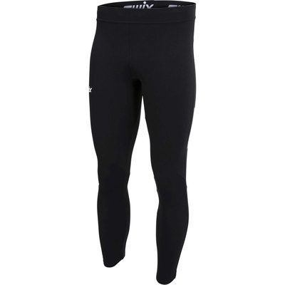 Swix Focus Warm Tights Černá Bílá