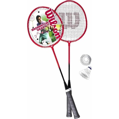 Wilson Badminton 2 Pieces Kit V2 Red/Black L3 Комплект за бадминтон