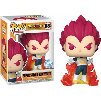 Funko Pop! 1868 Dragon Ball Super Super Saiyan God Vegeta Special Edition