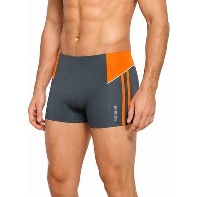 Sesto Senso pánske plavky boxerky SS-357 tmavosivé