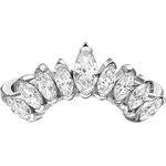 Silenti Jewelry Сребърен пръстен "Афинитет" - 8 - 57мм (18.1мм диам. )