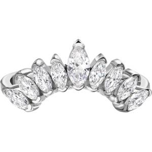 Silenti Jewelry Сребърен пръстен "Афинитет" - 8 - 57мм (18.1мм диам. )