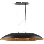 Sigma Пендел GONDOLA 2xE27/60W/230V черен/меден (SI0312)