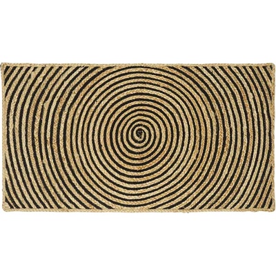 vidaXL Килими за помещение Черно 60 x 110 cm юта (42010730)
