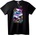 NOONEBRAND Тениска Ретро Гейминг - 7XL, Black