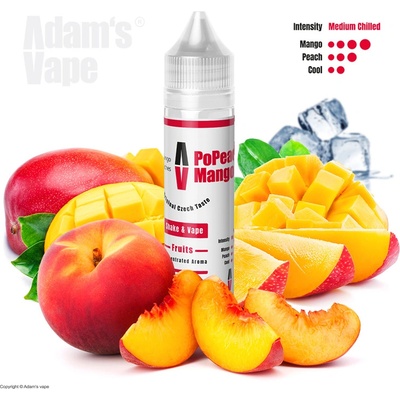 Adams vape Shake & Vape PoPeachi Mango 10 ml – Zboží Dáma