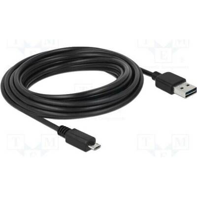 Delock 83369 USB 2.0 USB A zástrčka dvoustranná USB B micro vidlice