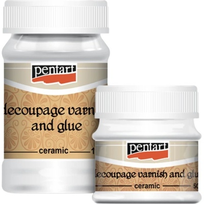 Pentart lak a lepidlo na decoupage na keramiku 50 ml