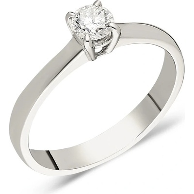 Lillian Vassago Prsten s diamantem bílé zlato LLV81 DR023W