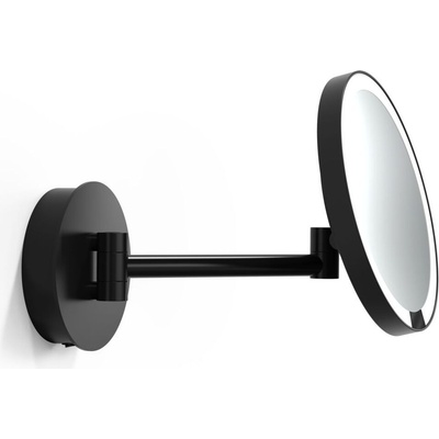 Decor Walther Увеличително козметично огледало x7 Just Look Plus стенно с USB гнездо черен мат (0125760)