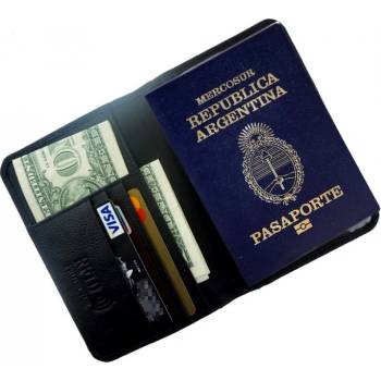 RFID Blocker kožené puzdro na doklady a pas