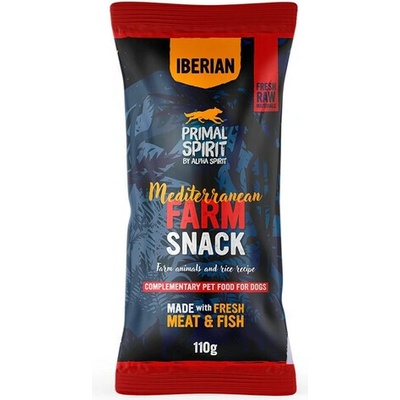 Mediterranean PRIMAL SPIRIT Iberian Farm Psí maškrta 110 g