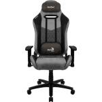 Aerocool Геймминг стол Aerocool DUKE AeroSuede черен/сив (AEROAC-280DUKE-BK)