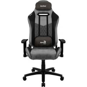 Aerocool Геймминг стол Aerocool DUKE AeroSuede черен/сив (AEROAC-280DUKE-BK)