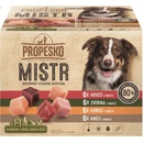 Kapsičky pre psov Propesko Mistr s hovädzím a zverinou v omáčke 12 x 85 g