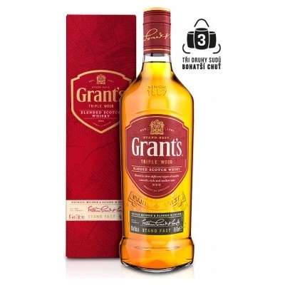 Grants Triple Wood 40% 0,7 l (krabička)