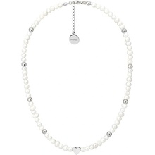 Manoki Perlový náhrdelník WA651 Stříbrná