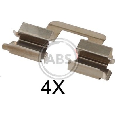 A.B.S. Sada prísluženstva obloženia kotúčovej brzdy 1606Q