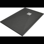 Mexen Stone+ правоъгълна композитна душ кабина 140 х 80 см, антрацит - 44718014 (44718014)