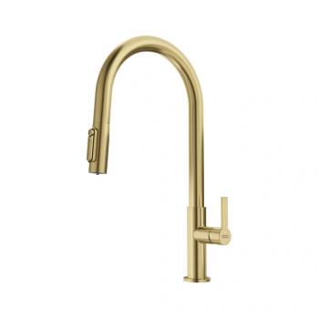 Franke Maris Slim Clear Water J PVD Pulldown GOLD (120.0736.601)