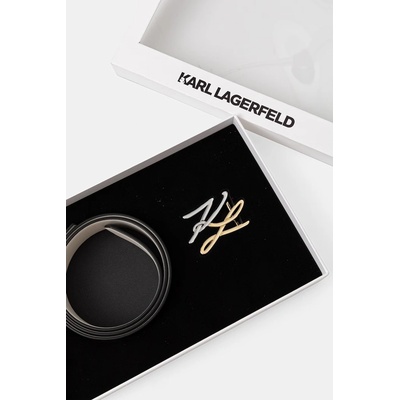 Karl Lagerfeld двустранен колан дамски от кожа K/AUTOGRAPH (B1W33044)
