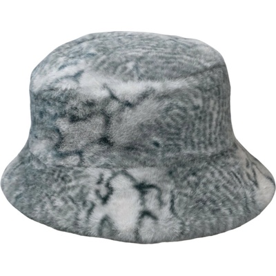 Mayser luxusní chlupatý šedý bucket hat Philippa