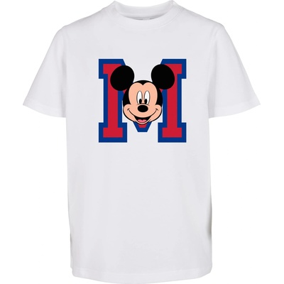 Mister Tee Тениска Mickey Mouse M Face Kids Tee white 110UB-MTK195-00220 - Тъмносив, размер 158/164