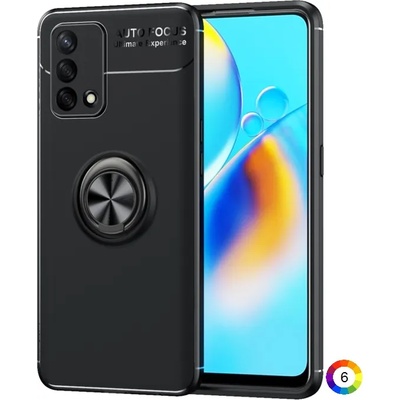 OPPO A74 4G Удароустойчив Metal Ring Калъф и Протектор