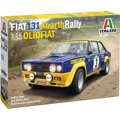 Italeri FIAT 131 Abarth Rally OLIO 1:24