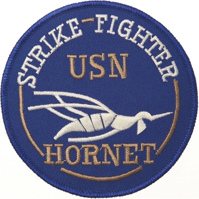 Nášivka textilná 101 Inc USN Hornet - modrá