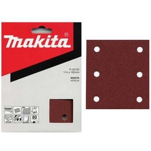 Makita Шлайфхартия MAKITA 102x114 мм 6 отвора K240, 10 бр. P-33152 (P-33152)