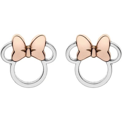Disney stříbrné bicolor náušnice Minnie Mouse E901880TL
