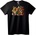 NOONEBRAND Тениска Тигър и Гейша - S, Black