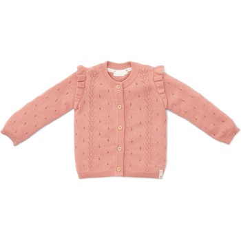 Little Dutch Бебешка плетена жилетка Little Dutch - Rose Pink, 86 cm, 12-18 м (CL24022017)