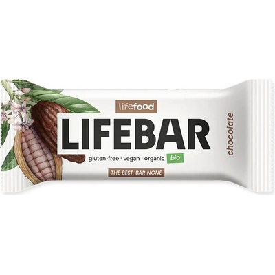 Lifefood Lifebar шоколадов бар RAW BIO 40 г Вкус: шоколад