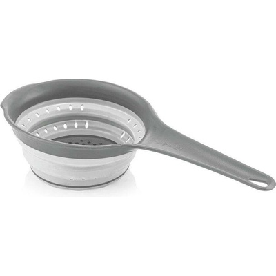 cedník d31cm oválný, pružný, skládací, plast