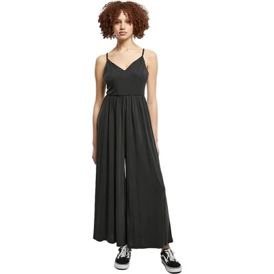 Urban classics Гащеризон Urban classics Modal Spaghetti sleeveless jumpsuit - Black (Black)