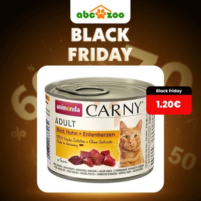 Animonda Carny Adult hovädzie,kura a kačacie srdiečka 200 g